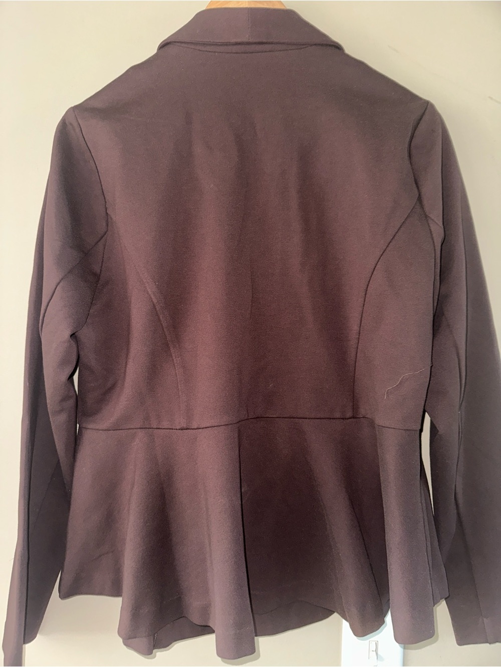 Torrid Studio Ponte Knit Stretch Brown Tailored Blazer Jacket size 1 (14/16) - Picture 4 of 7